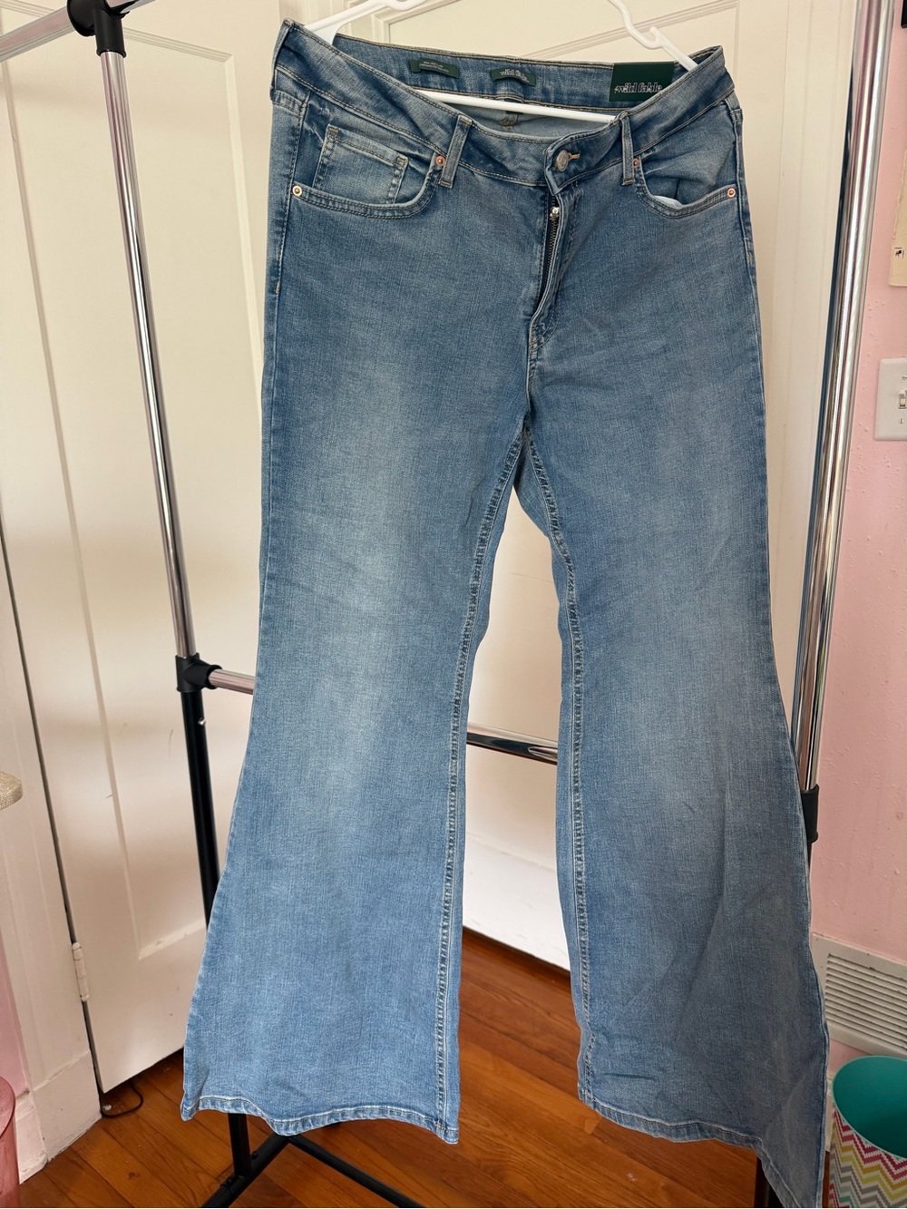 wild fable Light Blue Wide Leg Flare Jeans